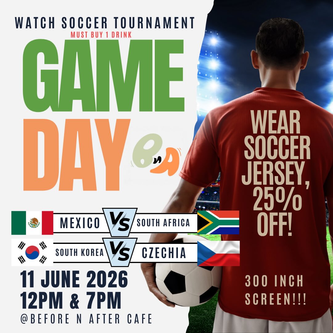 World Cup watch party.