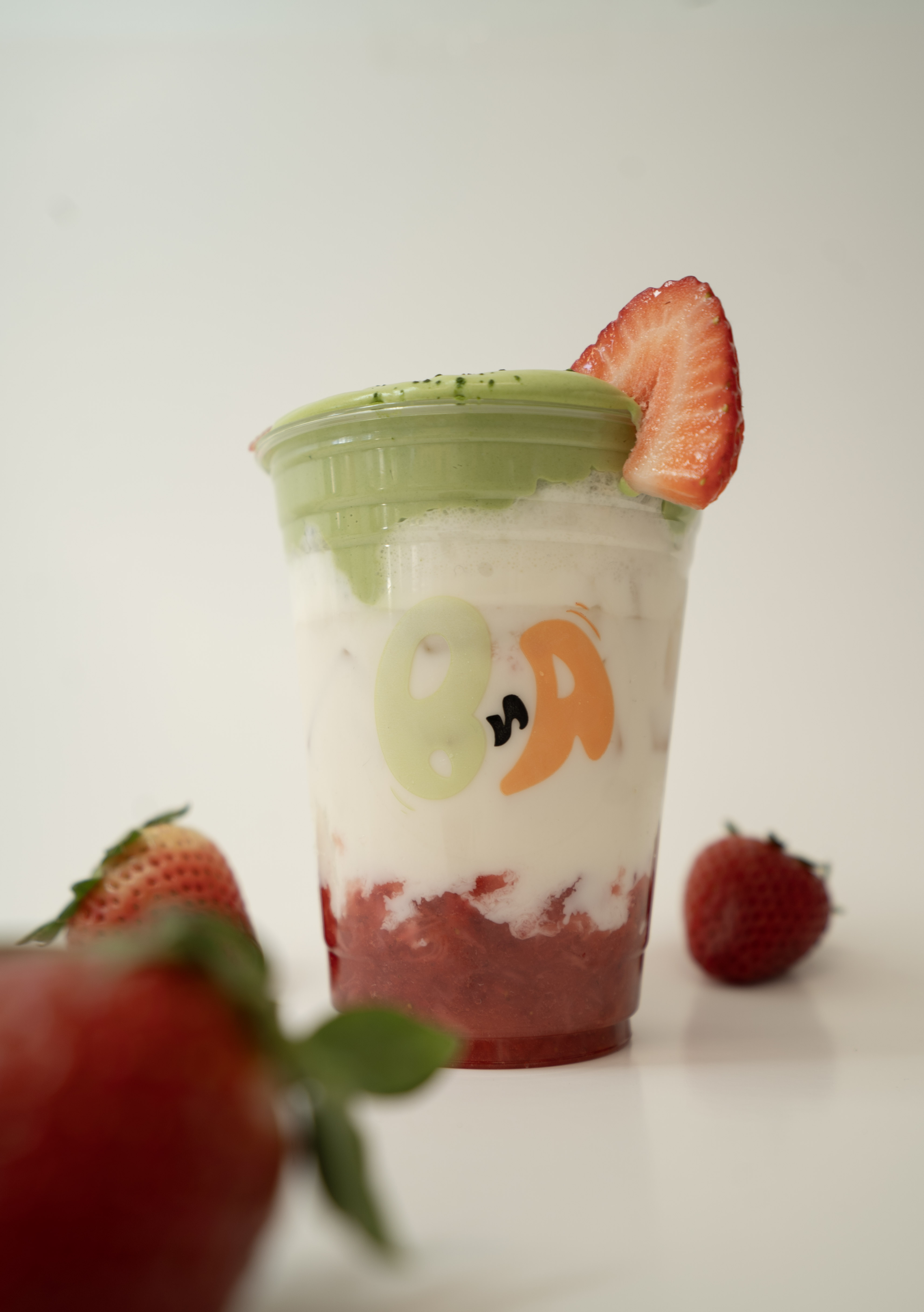 Strawberry Matcha Latte
